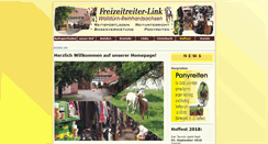 Desktop Screenshot of freizeitreiter-link.de